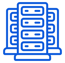 Data Centres & Cloud Icon